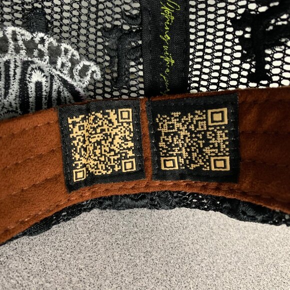 Dvniel Luu San Francisco Dreams Don't Sleep Black Corduroy Trucker Hat - Picture 13 of 16